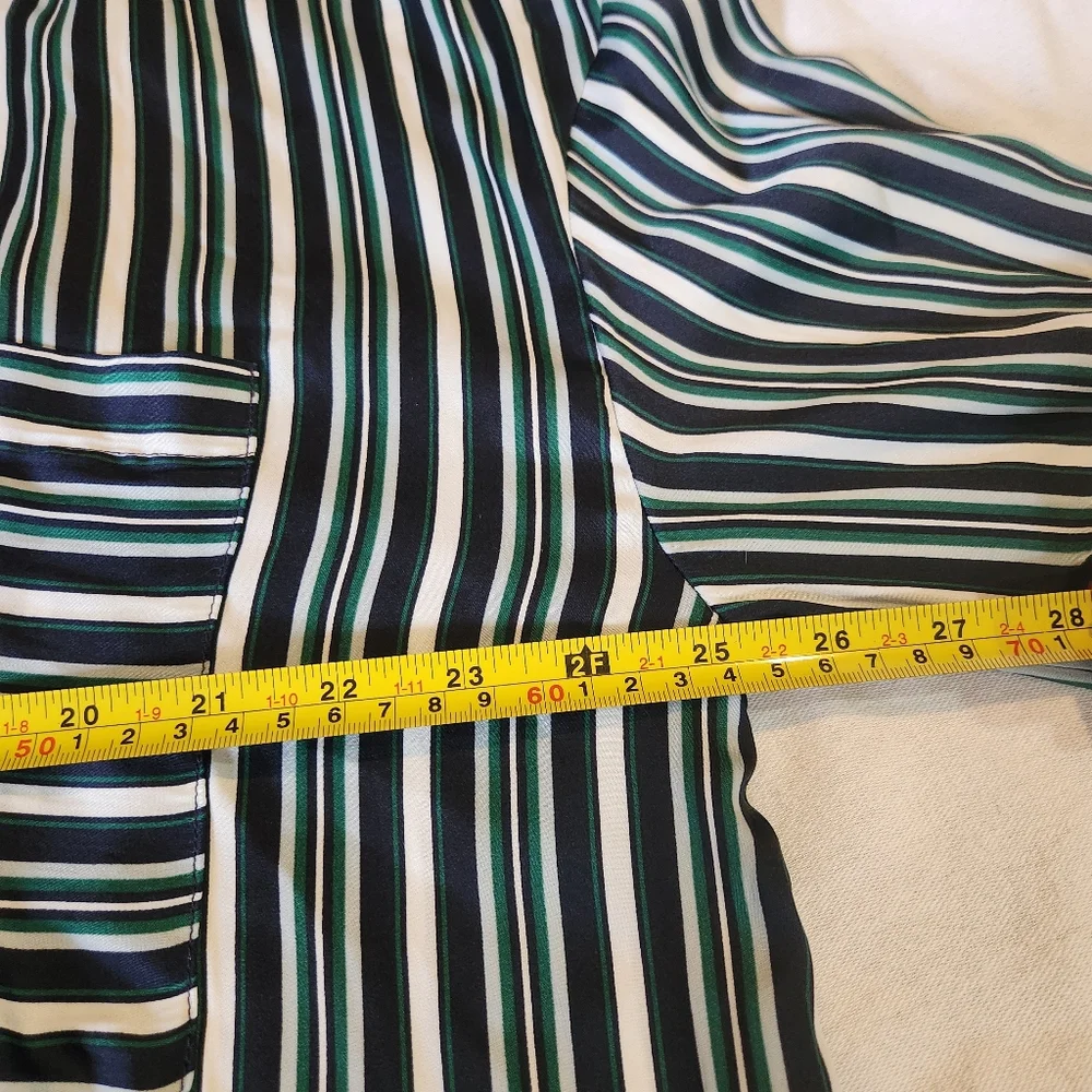 Free People Striped Blouse Size Large Boho Flowy Lightweight Top